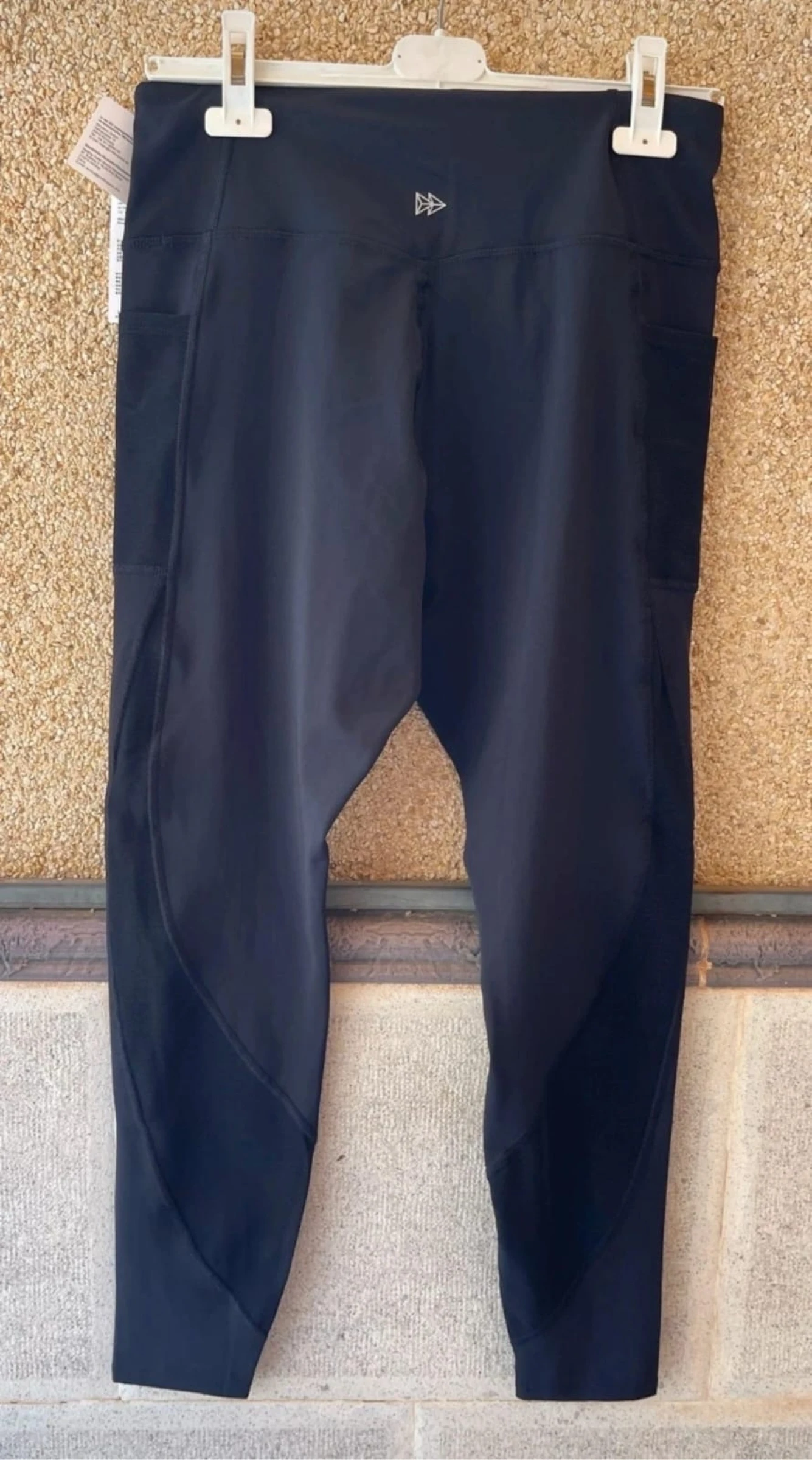 Mallas Técnicas Yvette Negras con Bolsillos y Malla • Talla XL • Nuevas con Etiquetas